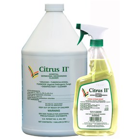 Citrus II Hospital Germicidal Cleaner with Spray, Kills 99.99% Germs